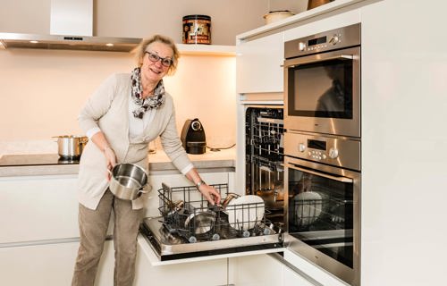 Keuken Odijk met vaatwasmachine op hoogte